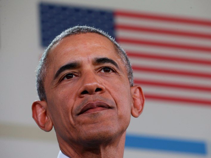 U.S. President Barack Obama speaks at a news conference after the 10-nation Association of Southeast Asian Nations summit in Rancho Mirage California