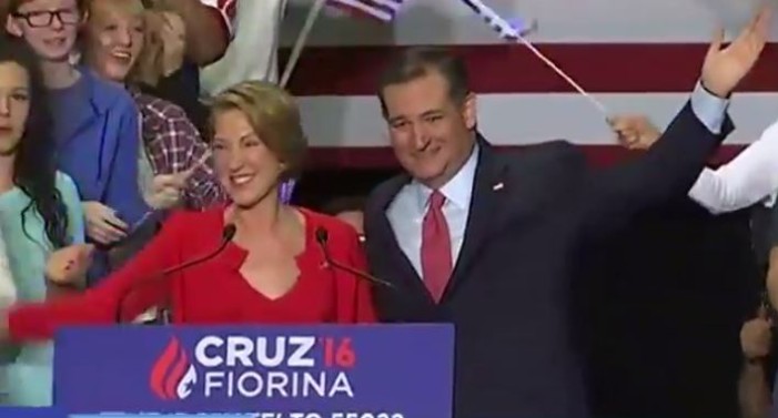 Carly Fiorina Gets Creepy By Breaking Into Song While Being Announced As Ted Cruz’s VP