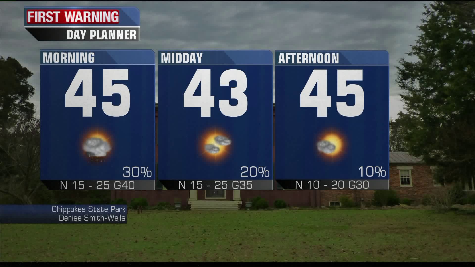 Tuesday’s First Warning Forecast Cold and windy