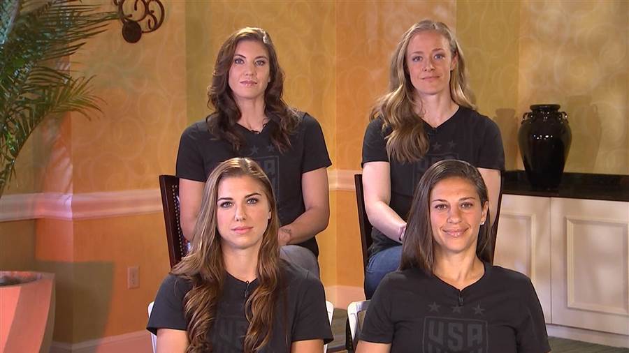 US Women's Soccer Team It's our 'responsibility&#x27 'to push for equal pay&#x27		Play Video