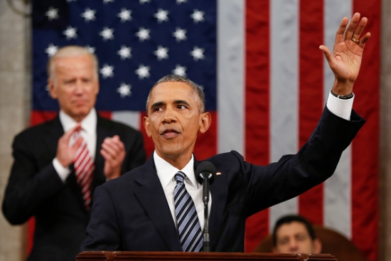 President Obama Delivers His Last State Of The Union Address To Joint Session Of Congress