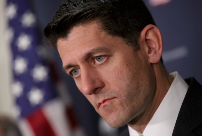 2016 House Speaker Paul Ryan of Wisconsin pauses during a news conference on Capitol Hill in Washington