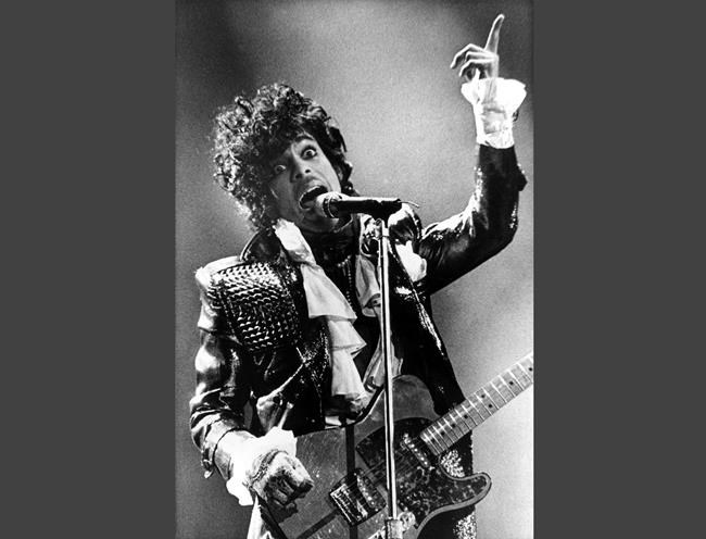 Prince performs in concert at Riverfront Coliseum during his Purple Rain Tour in Cincinnati Ohio. Prince's publicist has confirmed that Prince died at his home in Minnesota Thursday