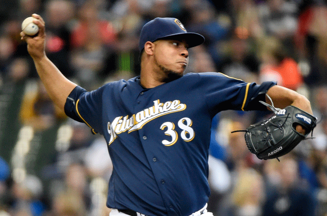 Wily Peralta gave the Brewers a solid start on Sunday