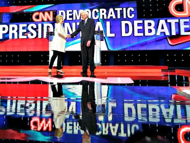 CNN Dem Debate Frank Franklin II AP