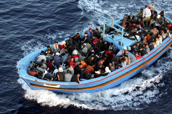 Italian Border Patrols Pick Up Boatloads Of Illegal Immigrants