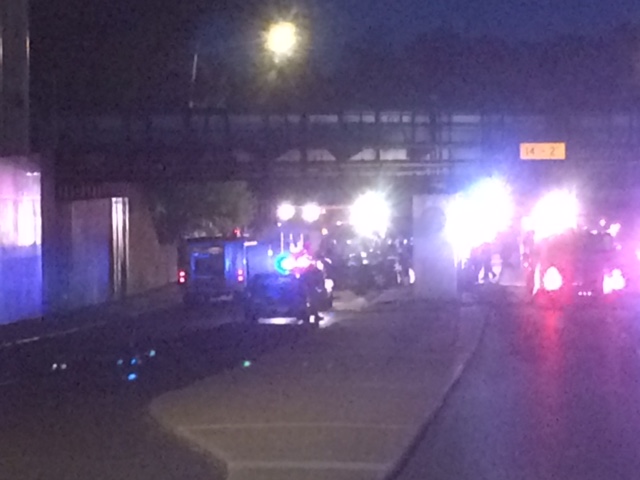 A woman is in critical condition after crashing a car in Dayton Monday night