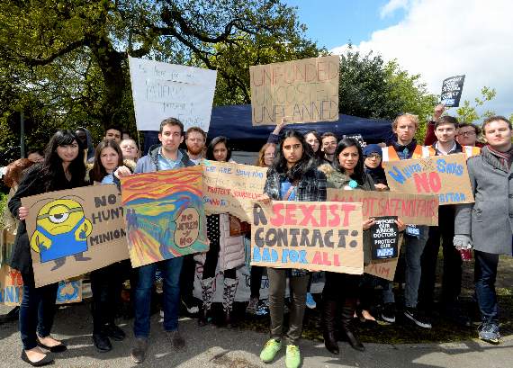 ACTION Junior doctors escalate their industrial action against new contracts