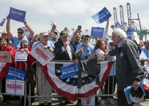 ASSOCIATED PRESS
Bernie Sanders says Hillary Clinton needs to convince his supporters to vote for her should she end up the nominee