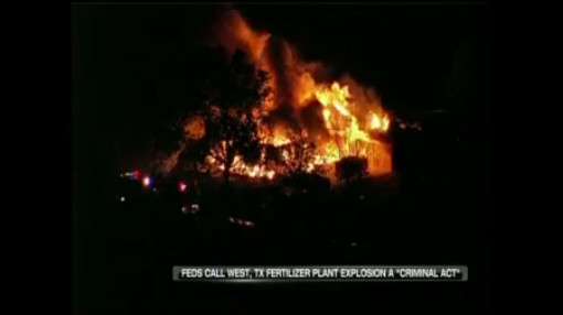 Federal officials said on Wednesday the 2013 explosion at a fertilizer plant in the town of West Texas was deliberate and are asking for the public