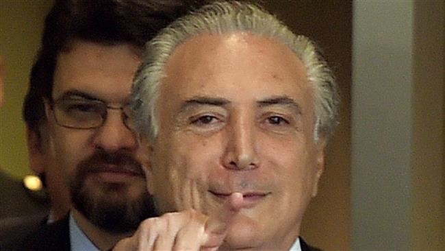 Acting Brazilian President Michel Temer