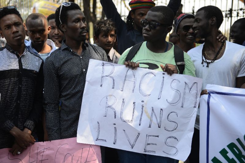 African students in India often complain of racial assaults