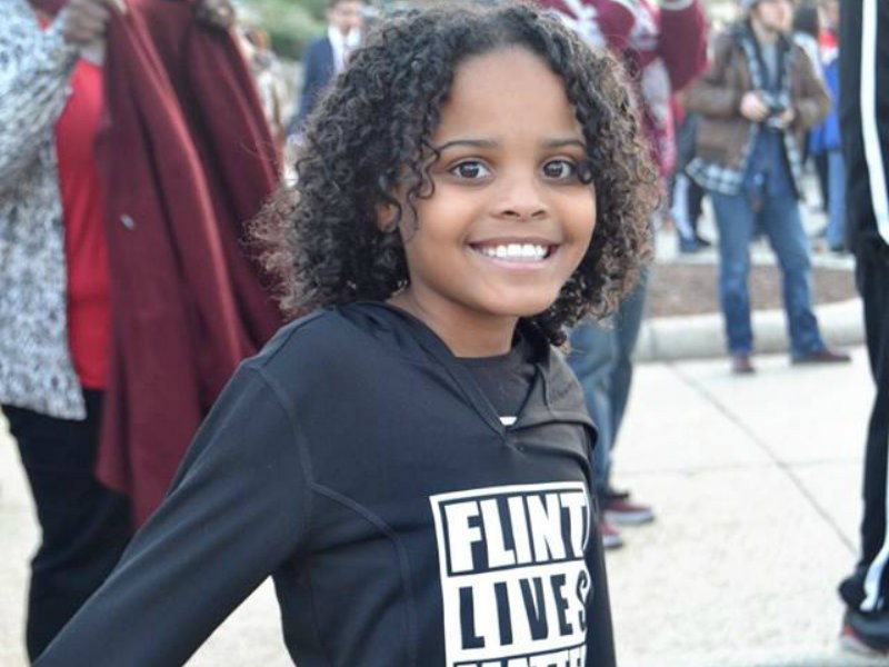 039;Little Miss Flint&#039 Charms a Visit from President Obama