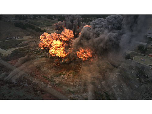 An animated rendering of the 2013 West Fertilizer plant explosion from the Chemical Safety Board