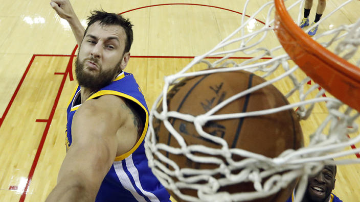 Andrew Bogut looks set to play for Golden State in game one of the NBA Western Conference Finals