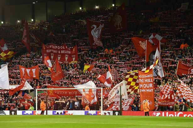 Andrew Powell
Anfield's Kop end is renowned for its vociferous atmosphere