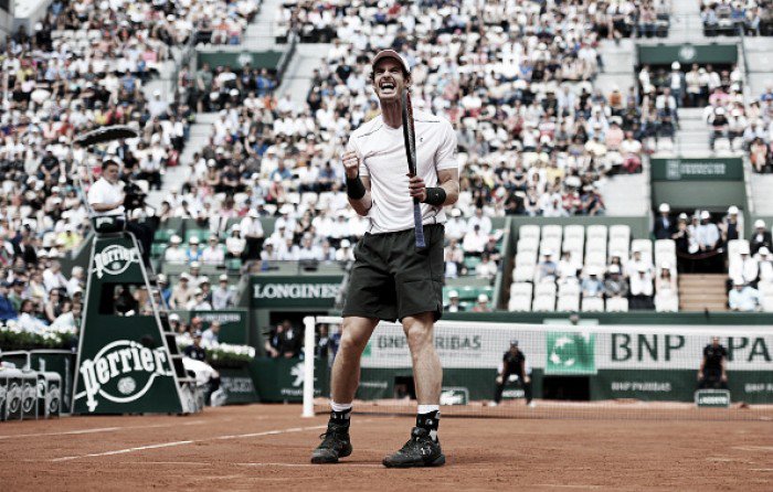 French Open Andy Murray reaches the round of 16