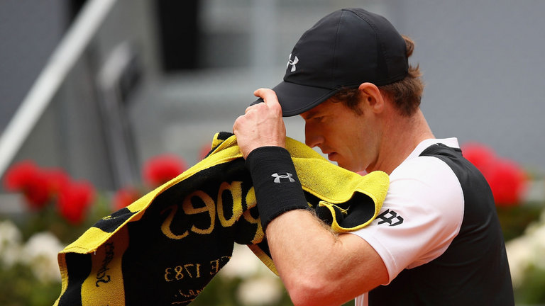 Andy Murray is into the Madrid last eight