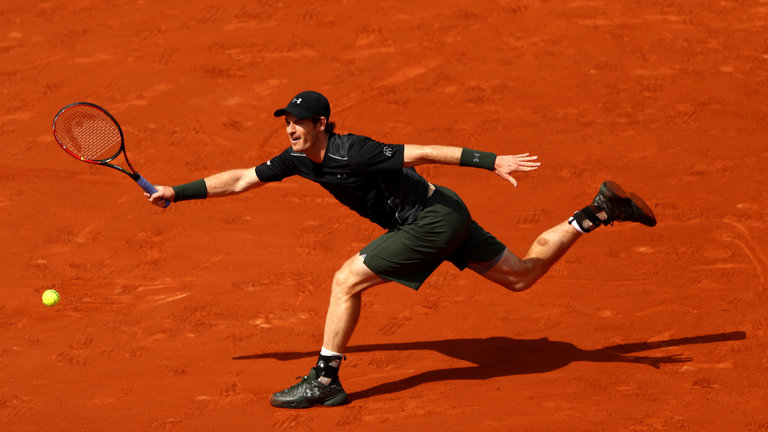 Andy Murray took five sets to defeat Mathias Bourge