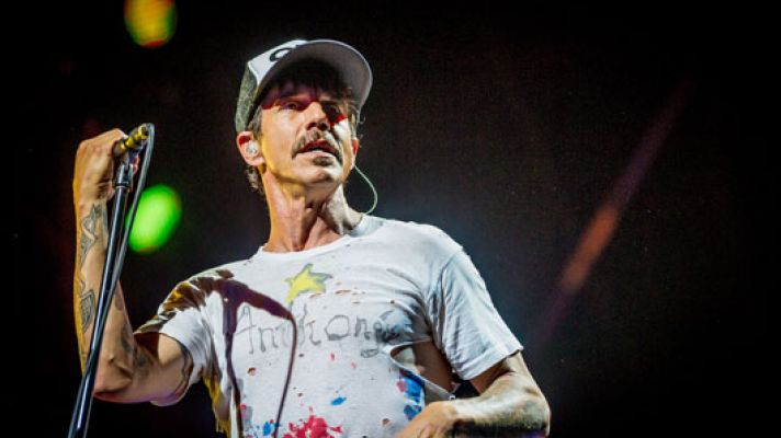 Anthony Kiedis & Red Hot Chili Peppers at Big Day Out Syd 2013. Pic by John Stubbs