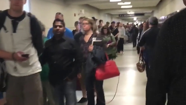 Video Shows Most Insane TSA Line Ever Produced By Man