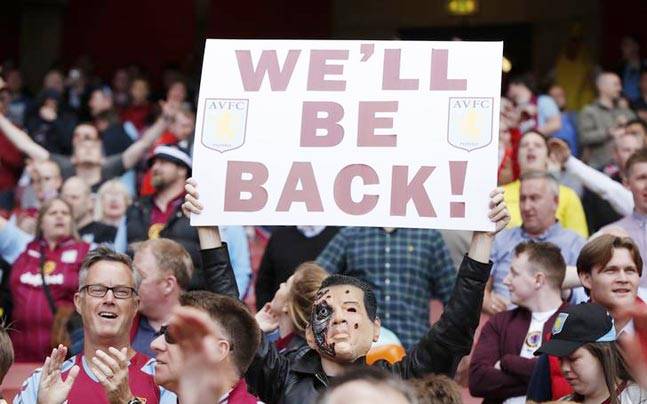 Aston Villa fans hope for a revival next season