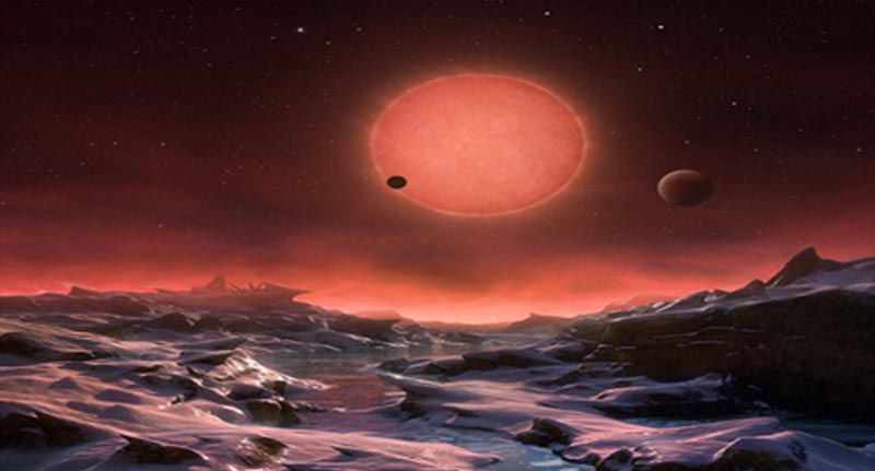 Astronomers have spotted three Earth-sized planets orbiting a dwarf star: Are aliens living just 40 light years away