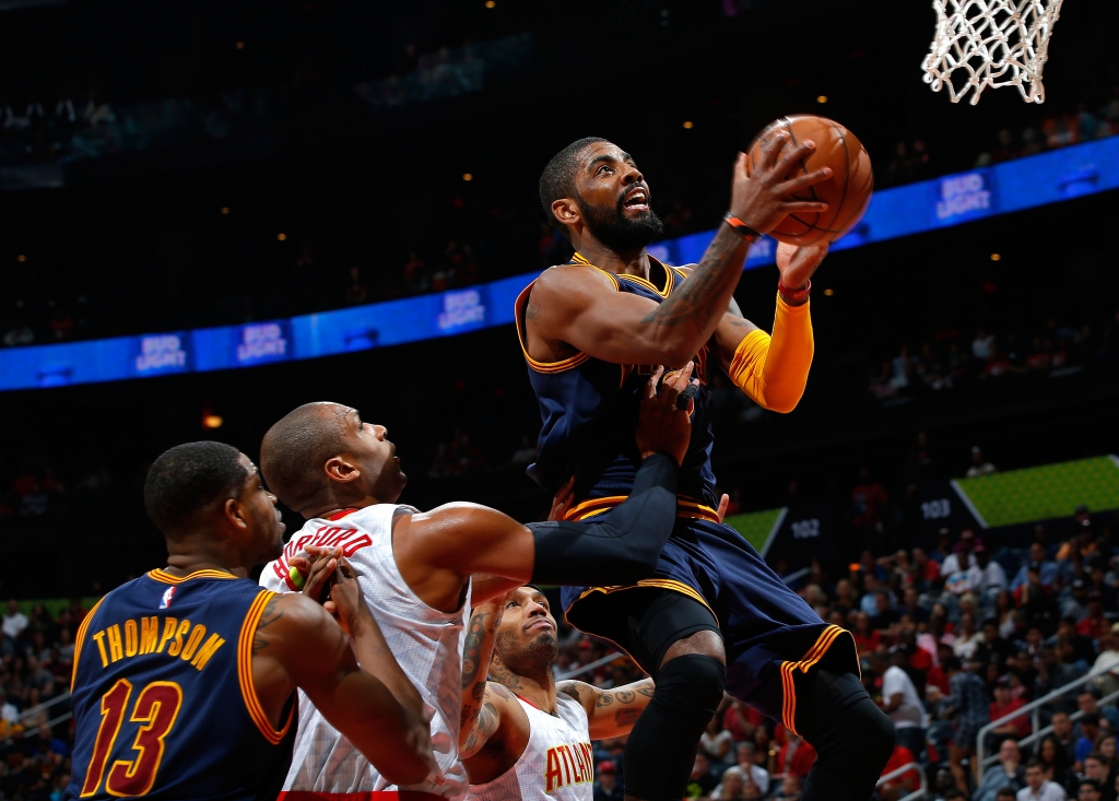 Love, James lead Cavs to another sweep, 100-99 over Hawks