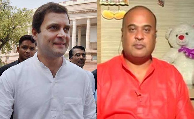 Rahul Gandhi Likes Servant Master Relationship says Himanta Biswa Sarma