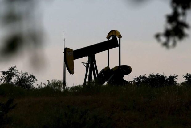 An oil pump jack can be seen in Cisco Texas