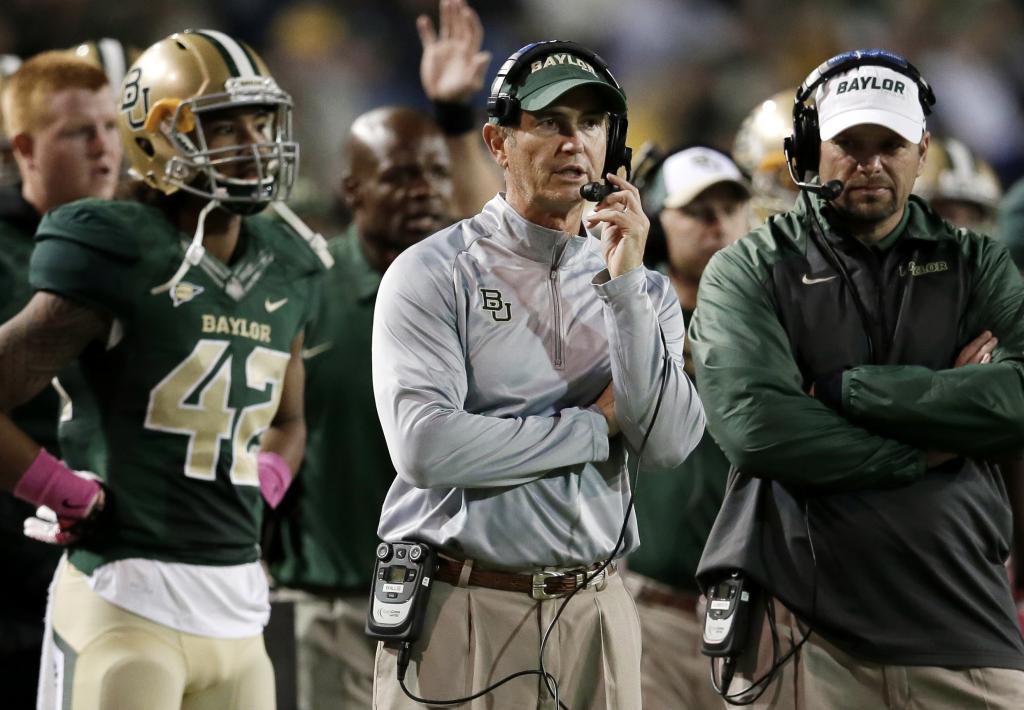 Baylor demotes Starr, fires coach amid sex assaults scandal