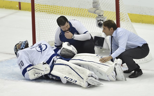 Ben Bishop still might play in Game 2 for the Lightning