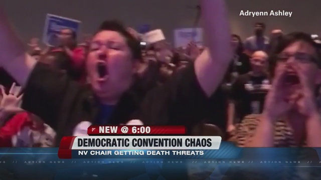 Bernie Sanders supporters upset at outcome. KTNV