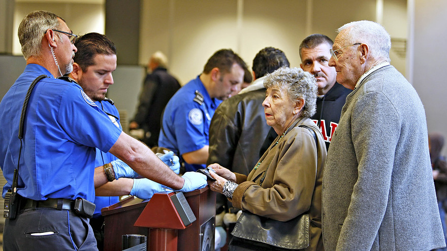 Bloomberg              Transportation Security Administration officers at Salt Lake International Airport