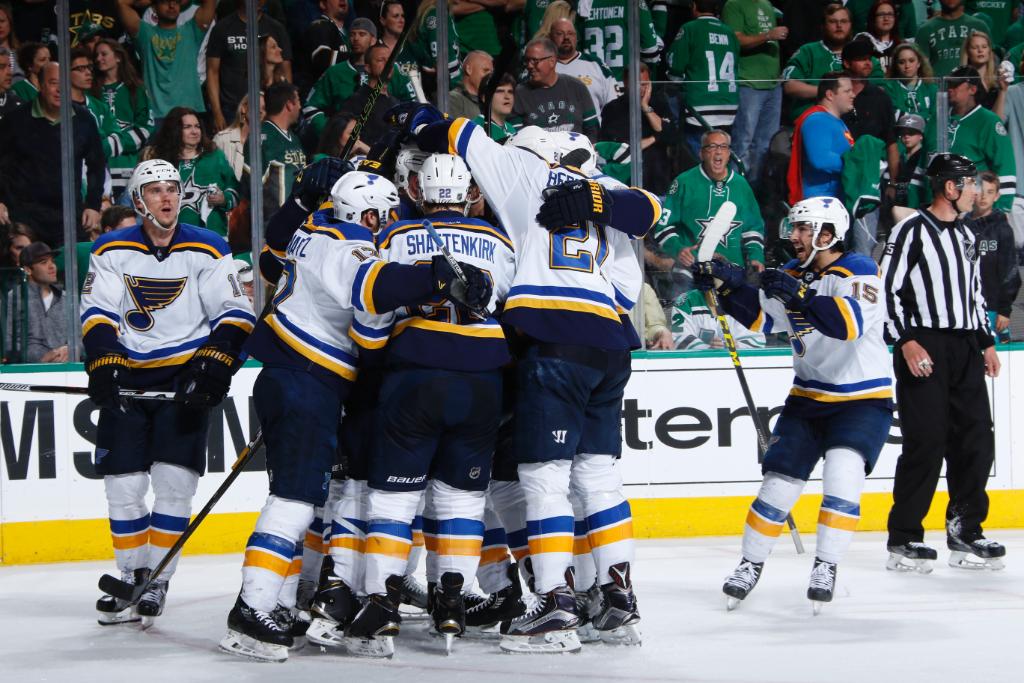 NHL Playoffs Sharks and Blues win on Sunday