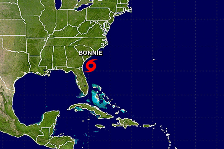 Tropical Storm Bonnie Forms