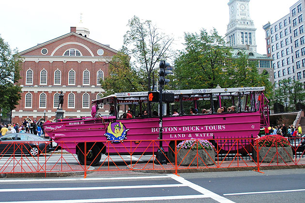 Woman on scooter hit, killed by duck boat near Boston Common