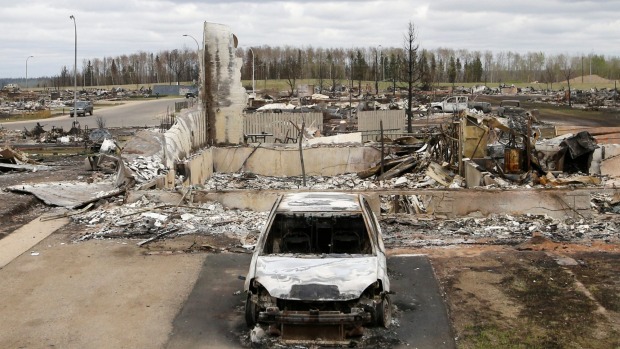 Wildfires have devastated larges parts of Fort Mc Murray in Alberta Canada. has