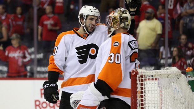 Philadelphia Flyers goalie Michal Neuvirth made 44 saves for a 2-0 victory to force a Game 6 in the best-of-seven playoff series against the Washington Capitals