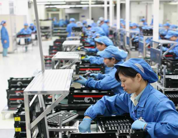 Chinese workers for Seagate