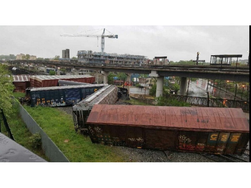 Train Derails in D.C. Leaking Hazardous Materials