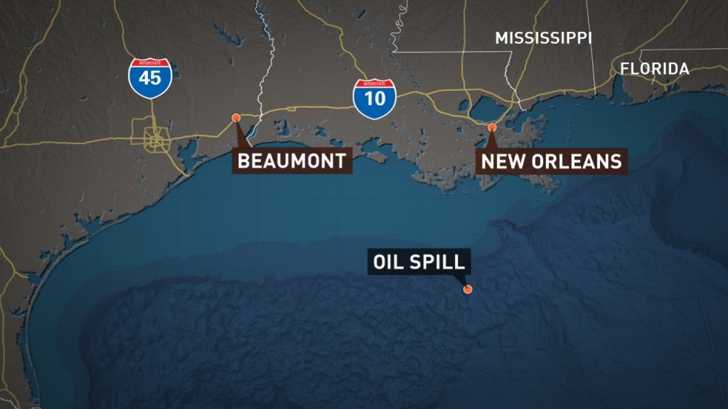 Coast Guard responds to pipeline spill off Louisiana coast