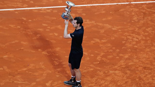 Andy Murray toasts his success