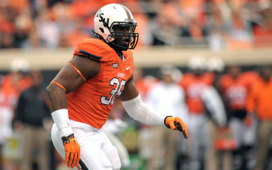 Oklahoma State defensive end Emmanuel Ogbah was selected with the first pick in the second round by the Cleveland Browns