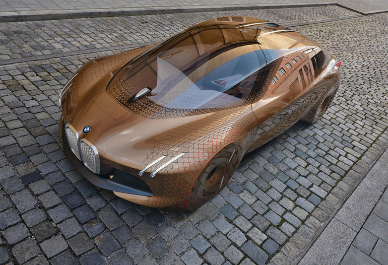 Could BMW's first driverless vehicle look like its futuristic 100 concept car?               Image BMW