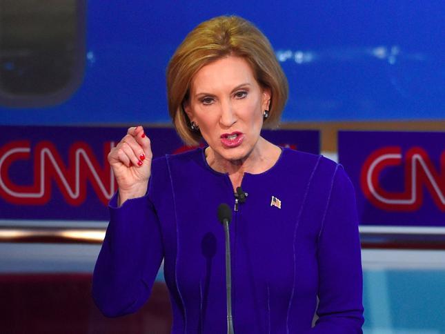 Carly Fiorina has reported for duty