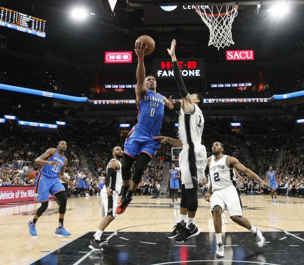 Oklahoma City Thunder v San Antonio Spurs- Game Two