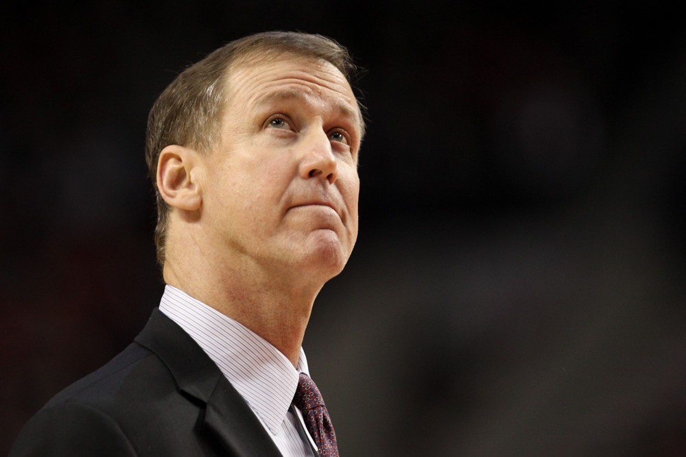 Jan. 26 2016- TERRY STOTTS looks on. The Portland Trailblazers hosted the Sacramento Kings at the Moda Center on Janurary 26 2016