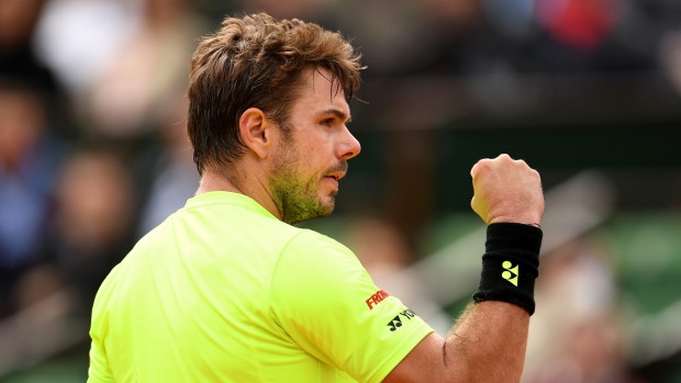 Stan Wawrinka of Switzerland came from a set down twice to see off Czech Lukas Rosol in five sets in his opening match