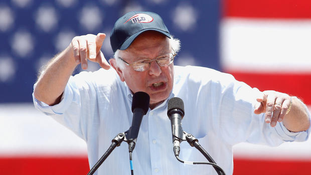 Democratic presidential candidate Bernie Sanders speaks at a campaign rally in Cathedral City California U.S